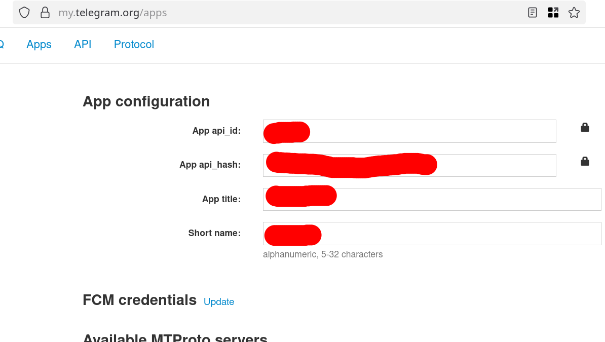 obtaining api_id and api_hash